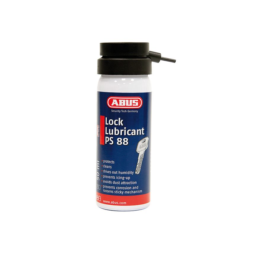 Abus PS88 Lock Lubricating Spray 50ml Carded ABUPS88