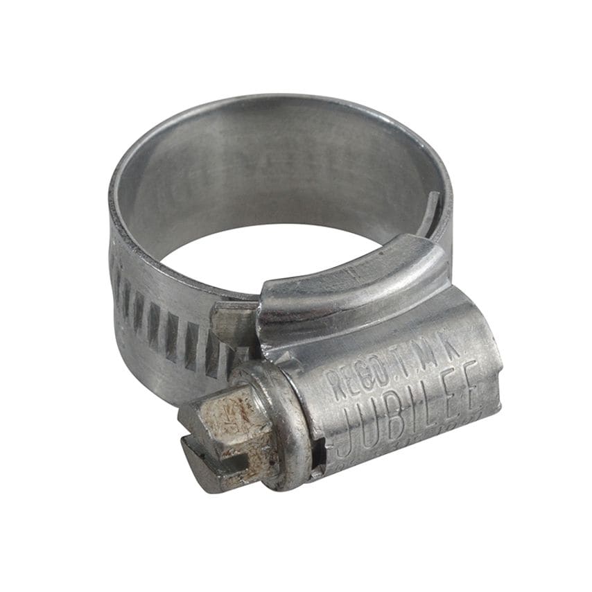 Jubilee 0 Zinc Protected Hose Clip 16 - 22mm (5/8 - 7/8in) JUB0- you get 5