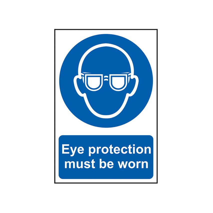 Scan Eye Protection Must Be Worn - PVC 200 x 300mm