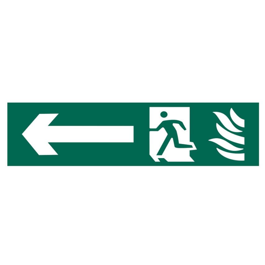 Scan SCA5201 Running Man Arrow Left - PVC 200 x 50mm