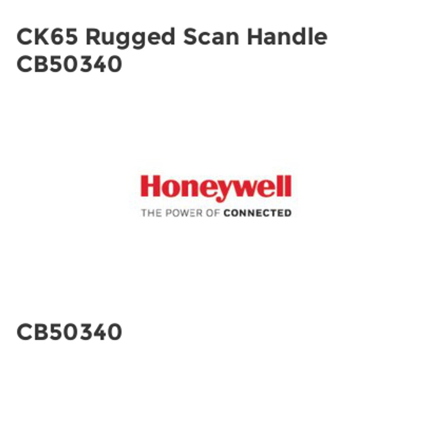 Honeywell CK65 Rugged Scan Handle CB50340- you get 2