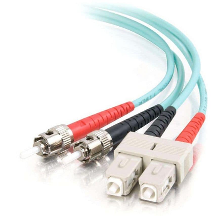 C2G C2g Sc-St 10gb 50/125 Om3 Duplex Multimode Pvc Fiber Optic Cable (Lszh) - Ne