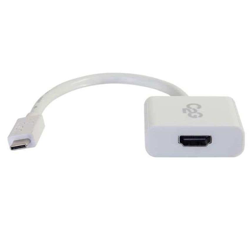 C2G C2g Usb 3.1 Usb C To Hdmi Audio/Video Adapter - Usb Type C To Hdmi White - E