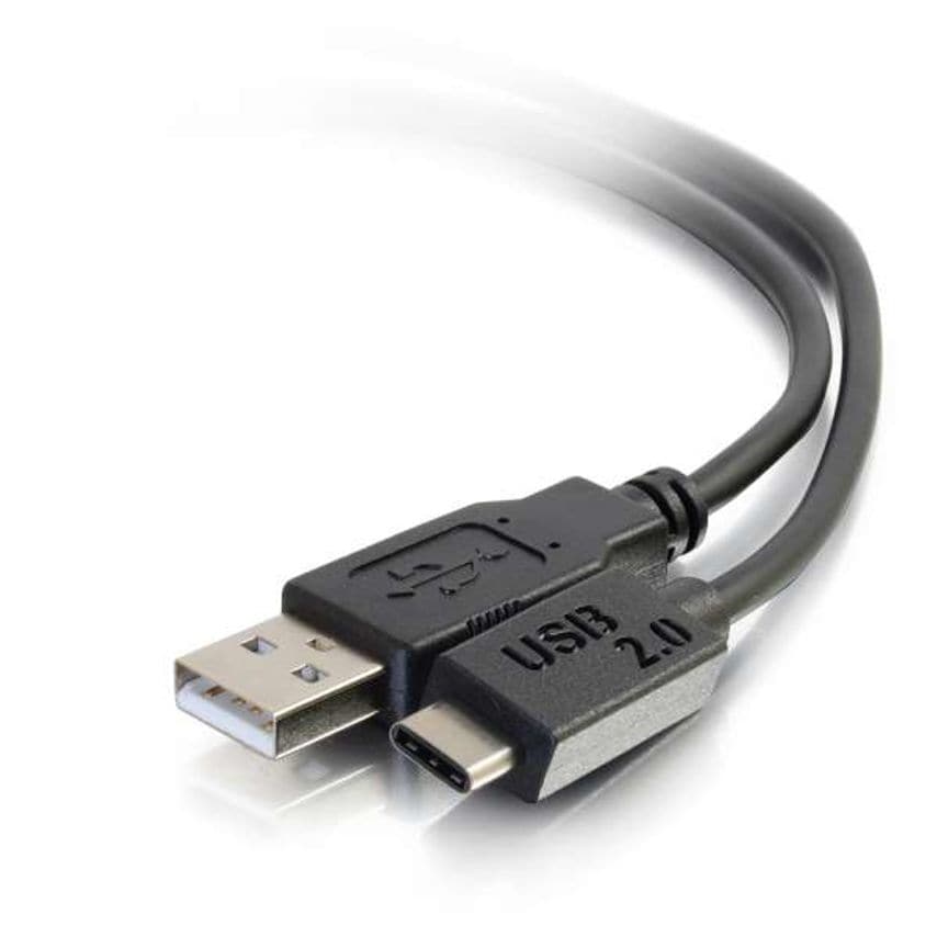 C2G C2g 3m Usb 2.0 Usb Type C To Usb A Cable M/M - Usb C Cable Black - Usb Cable