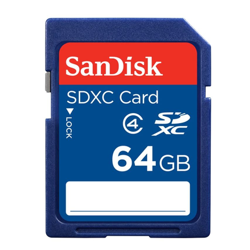 Sandisk - Flash Memory Card - 64 Gb - Class 4 - Sdxc
