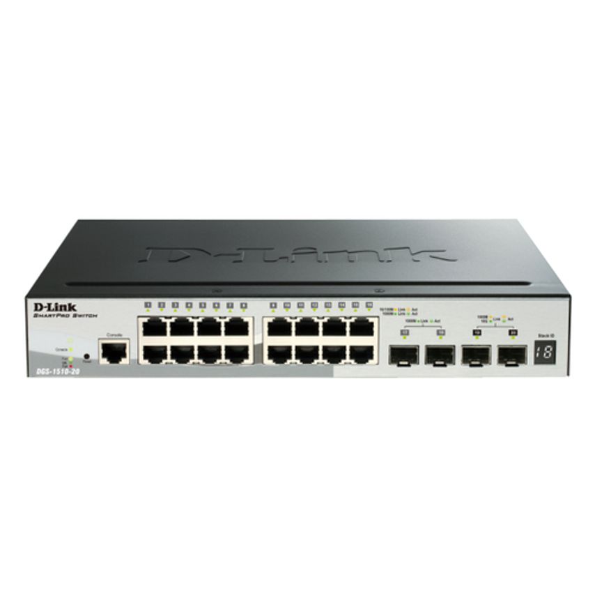 D-Link Dgs 1510-52XMP - Switch - L3 - Smart - 48 x 10/100/1000 (Poe+) + 4 x 10 G