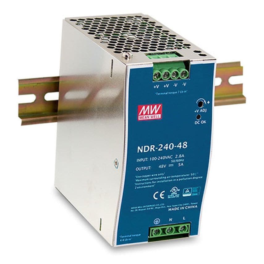 D-Link Dis N240-48 - Power Supply (Din Rail Mountable) - 240 Watt - For Dis 100g