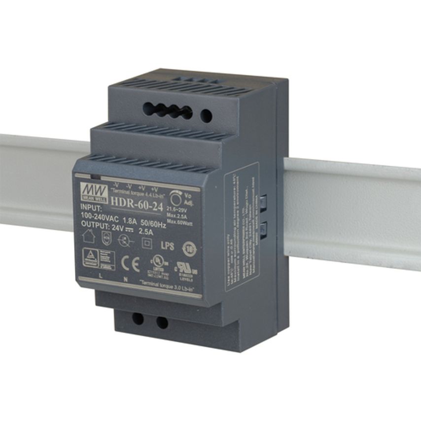 D-Link - Power Supply (Din Rail Mountable) - 60 Watt