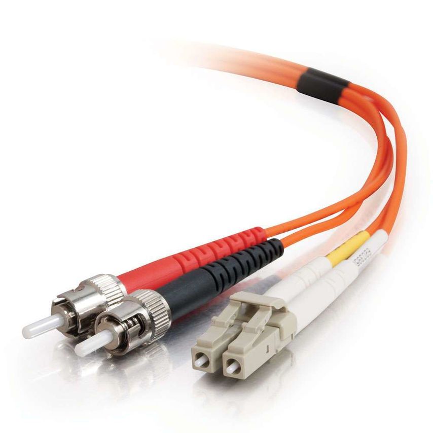 C2G C2g Low-Smoke Zero-Halogen - Patch Cable - Lc Multi-Mode (M) To St Multi-Mod