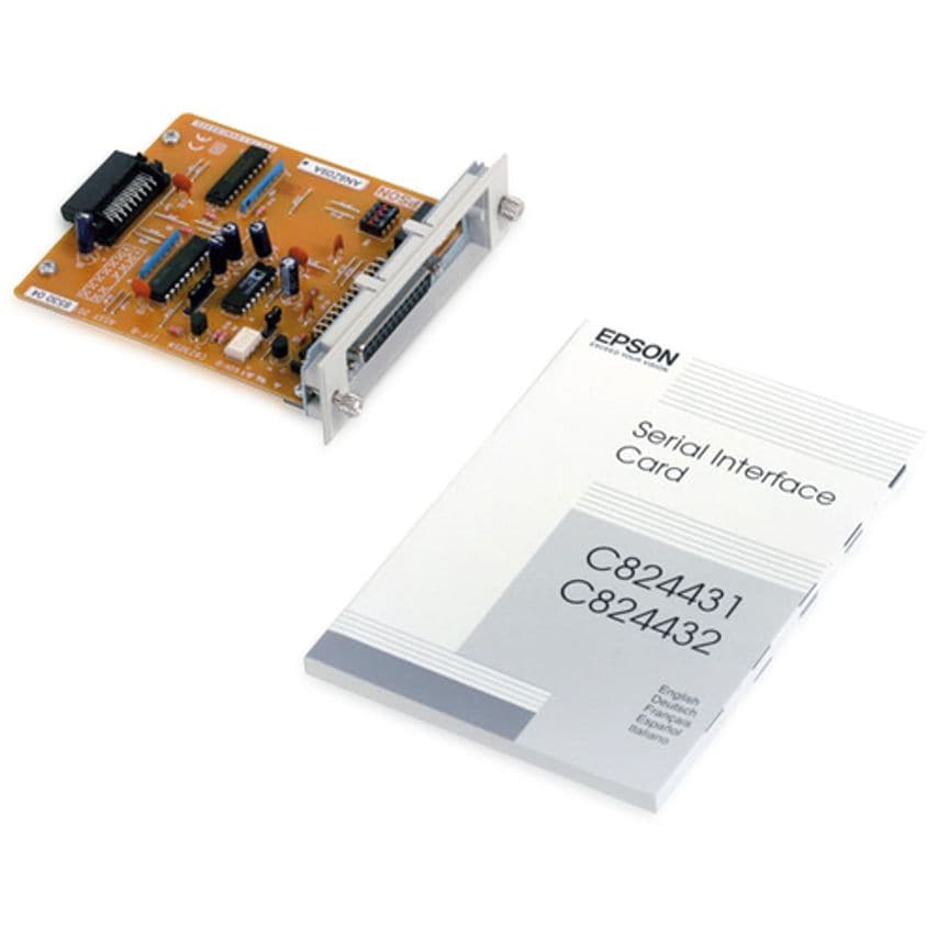 Epson Sidm Serial I/F Board, No Buffer Type-B Plug-In Card Rs232d/20ma