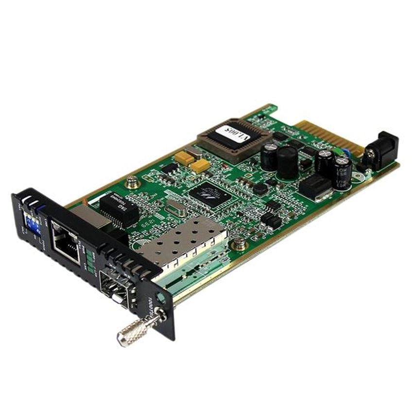 Startech GbE Fiber Media Conv Card Open SFP Slot