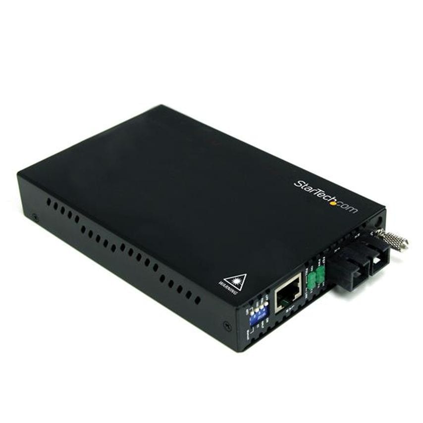 StarTech 10 100 Mbps SM Fiber Converter SC 30km