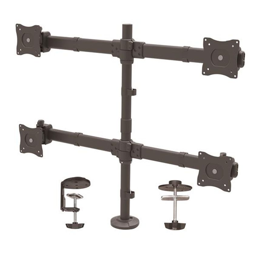 StarTech Desk Mount Quad Monitor Arm Steel