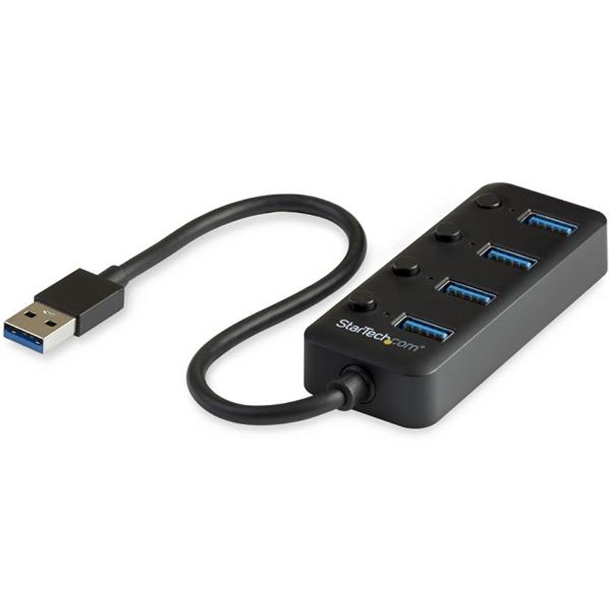 4 Port Hub With on and Off Switches
