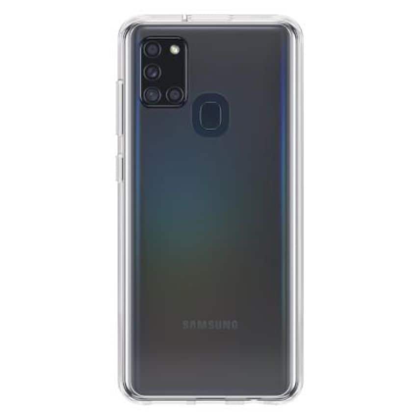 OtterBox React Series Clear Phone Case for Galaxy A21S Drop Plus Protection One