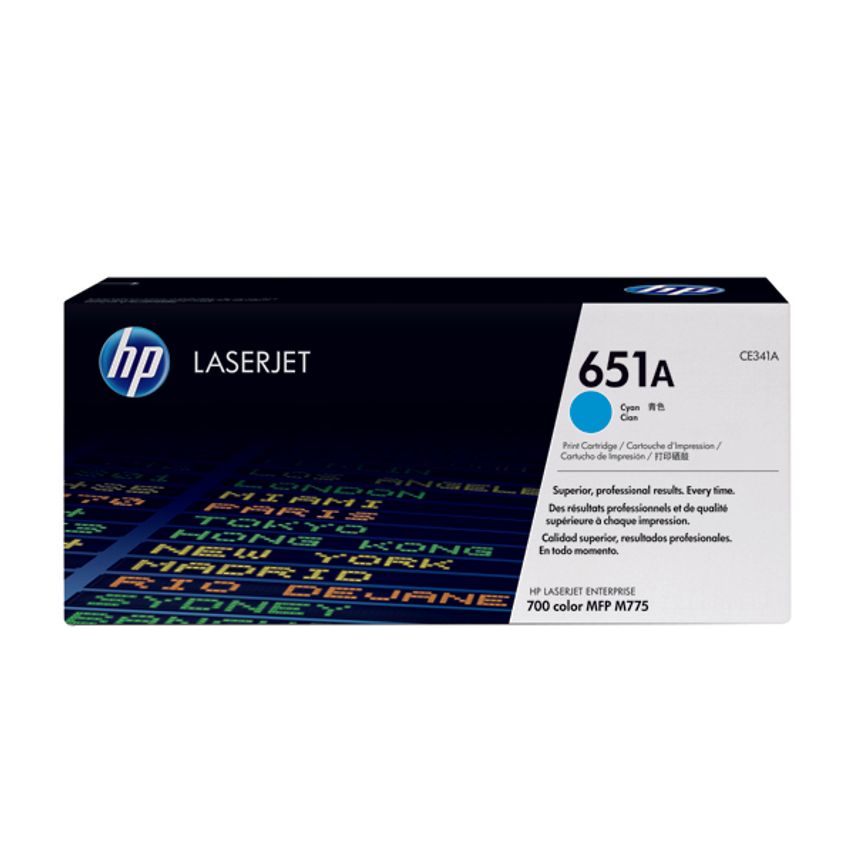 HP CE341A 651A Cyan Toner 16K