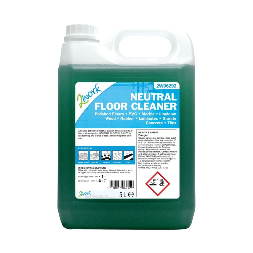 2work 2Work Neutral Floor Cleaner 5 Litre | Cleaning > Cleaning Products > Cleaning Products