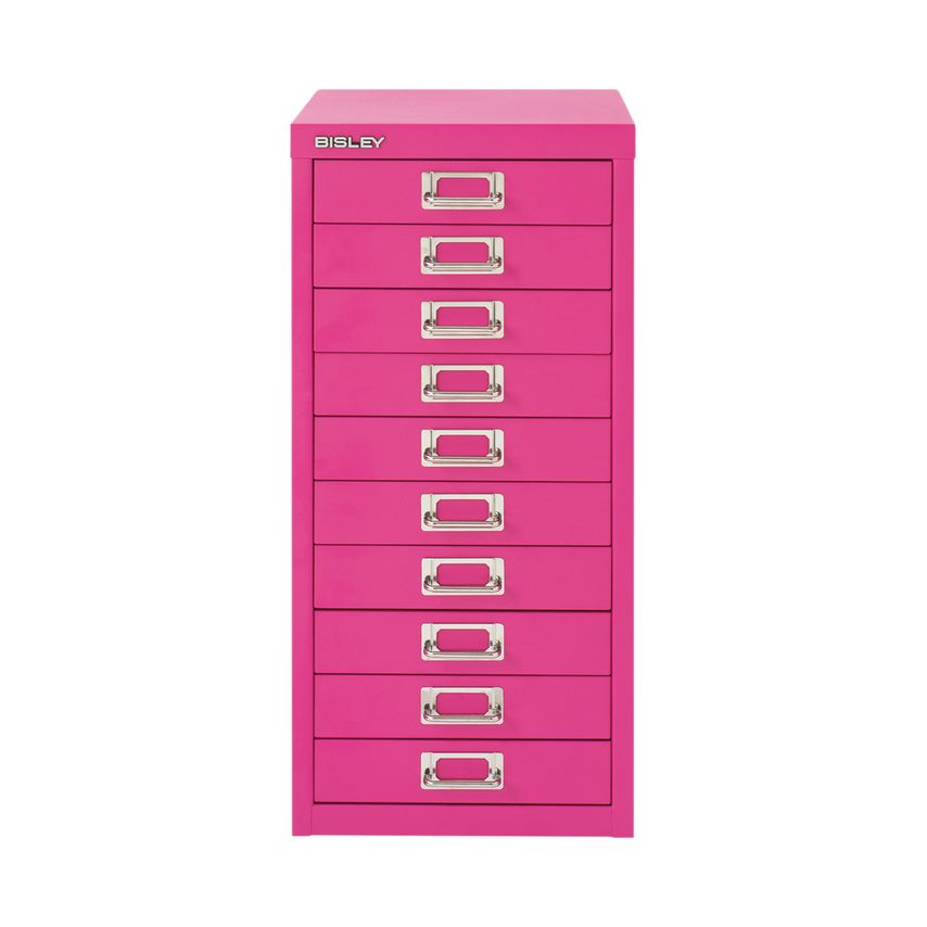 Bisley 10 Drawer Cabinet Fuschia - BY78742