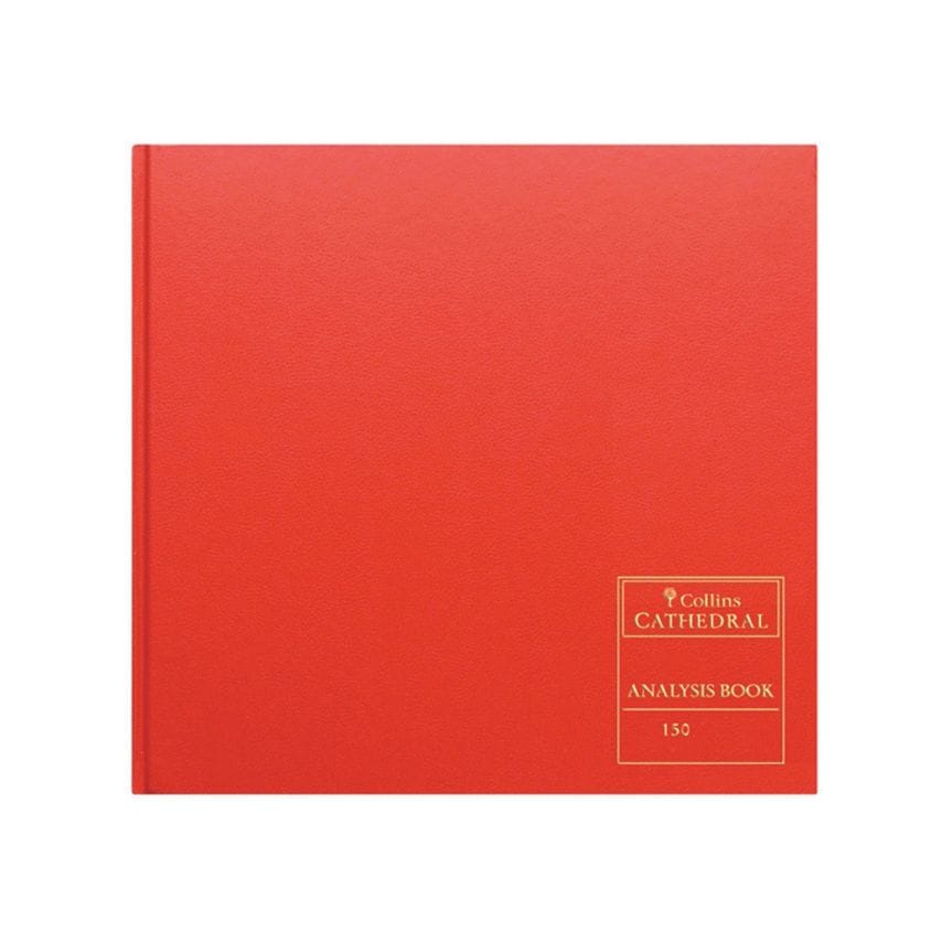 Collins Cathedral Analysis Book Petty Cash 96 Pages 4 Debit 16 Credit Columns 81