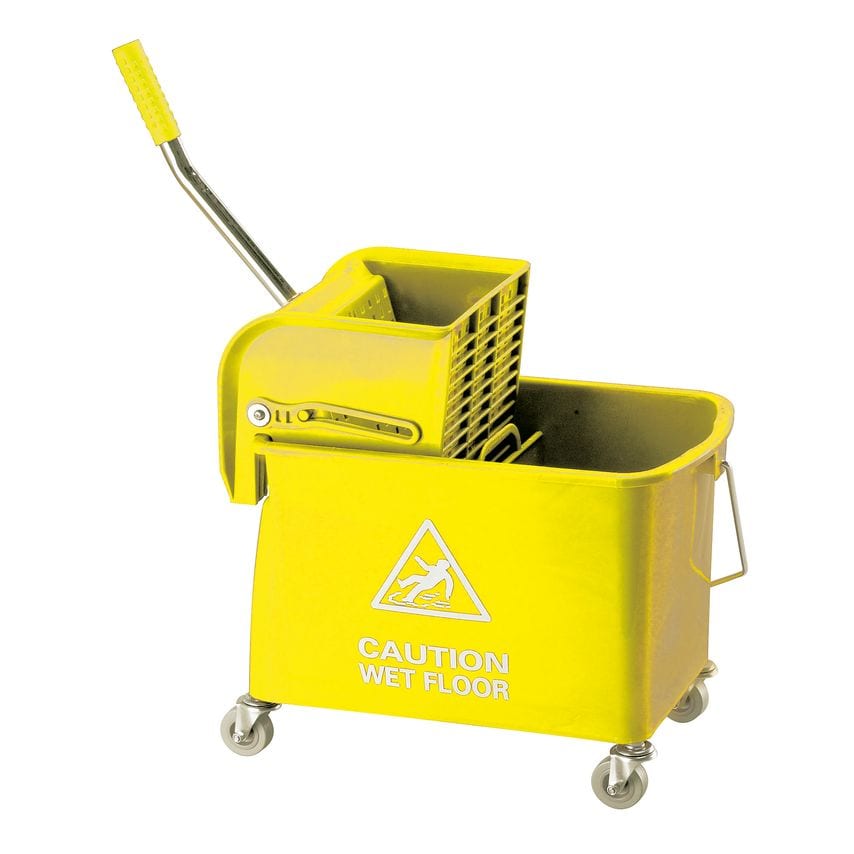 Value Product Mobile Mop Bucket and Wringer 20L Yellow 101248YL