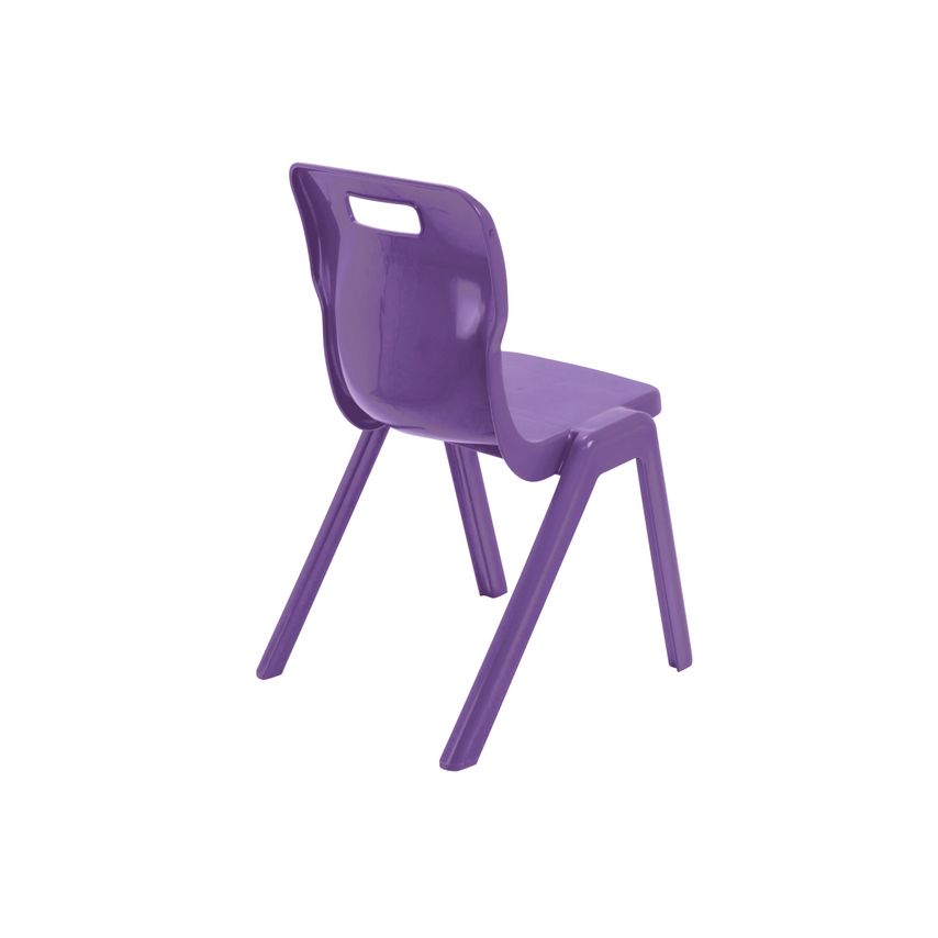 Titan One Piece Chair 460mm Purple - KF78529