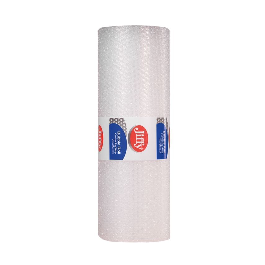 Jiffy Bubble Film Roll 750mmX75m Small Cell Clear BROE53955