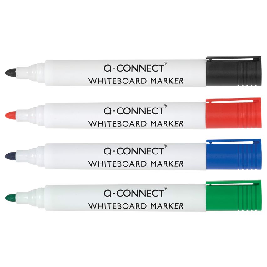 Q-Connect DryWipe Marker Pen Assorted (Pack of 10) - KF00880