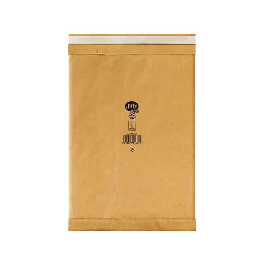 Jiffy Padded Bag Size 6 295X458mm Gold PB-6, Pack of 50 JPB-6