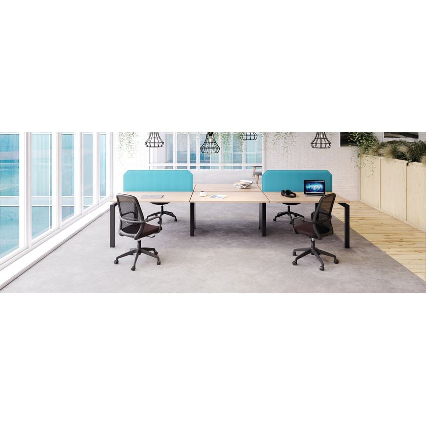 Jemini 2 Person Extension Bench 1400X800mm White/White - KF808992