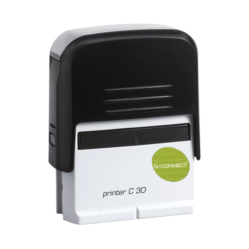 Q-Connect Voucher for Custom Self-Inking Stamp 35 x 12mm - KF02110