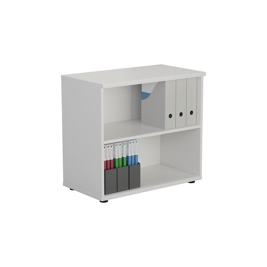 First 700 Wooden Bookcase 450mm Depth White - KF803799