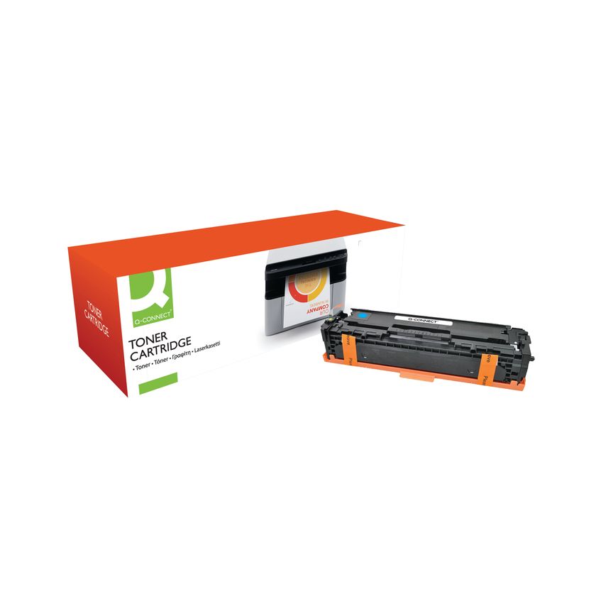 Q-Connect Compatible Solution 131A Cyan LaserJet Toner Cartridge CF211A
