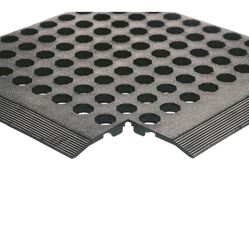 Black Rubber WorkSafe Mat