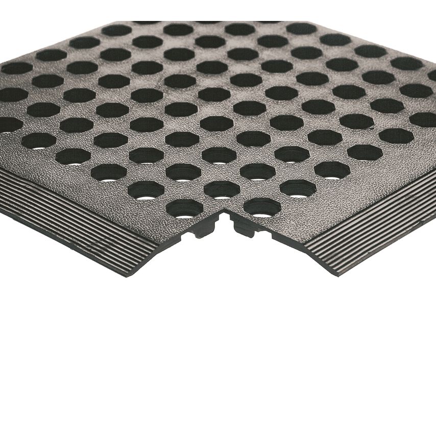 Black Rubber WorkSafe Mat (900 x 1500mm, 16mm Thickness) 312475