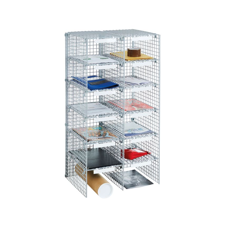 GoSecure Go Secure Mailroom Sorting Unit 12 Compartment 2 x 6 Columns - VP86706