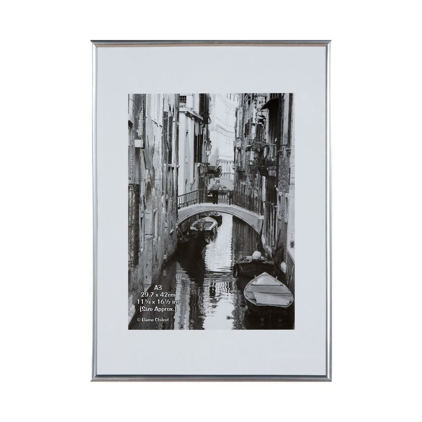 Photo Album Co Tpac Photo Backloading Certificate Frame A3 Silver A3MARSIL