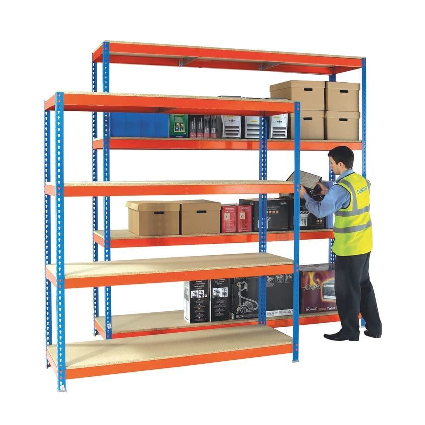 VFM Heavy Duty Painted Additional Shelf 1500 x 600mm Orange/Zinc 378853