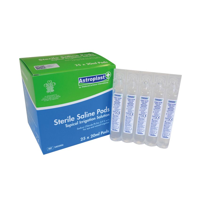 Saline Eye Pods 20ml, Pack of 25 2404042