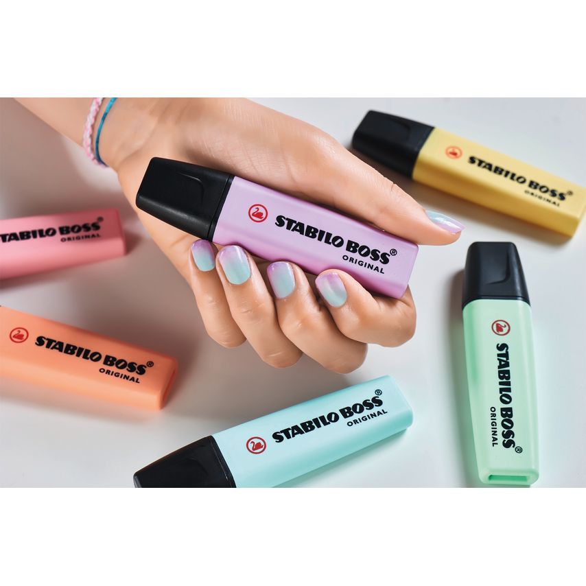 Stabilo Boss Original Highlighters Assorted Pastel (Pack of 6) 70/4-2