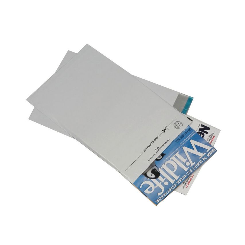 GoSecure Envelope Lightweight Polythene 440x320mm Opaque (Pack of 100) - PB11126