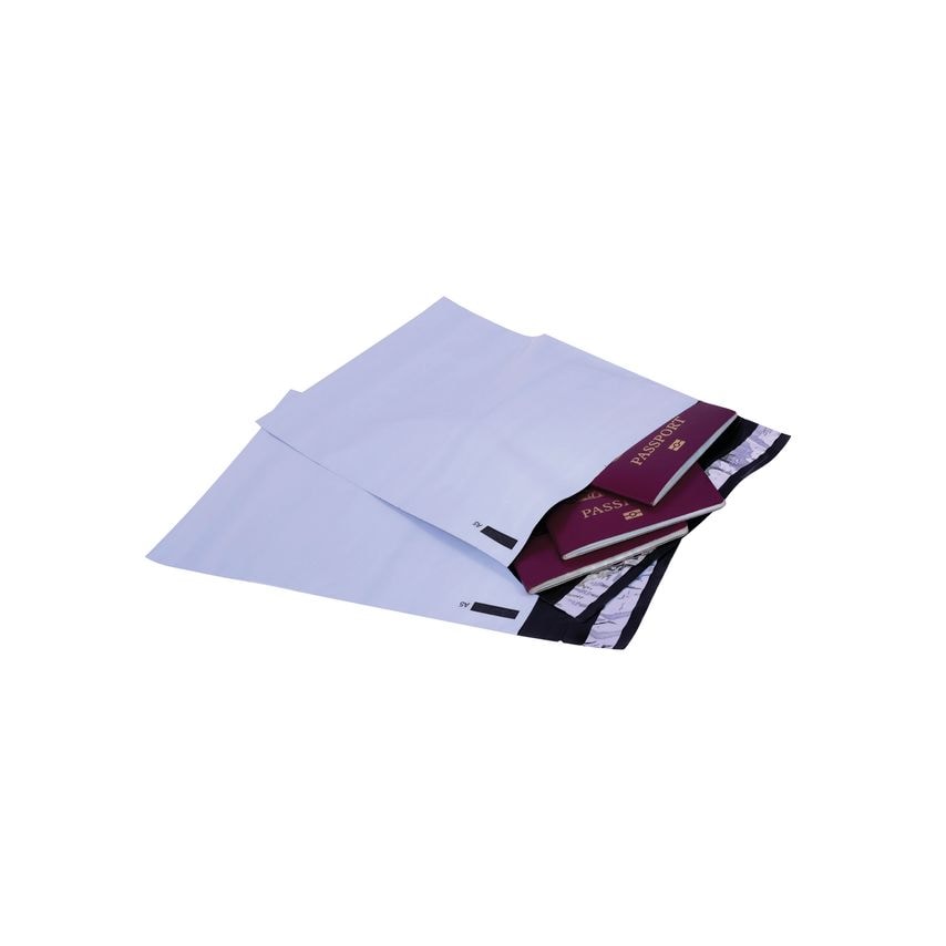 GoSecure Envelope Extra Strong Polythene 165x240mm Opaque (Pack of 100) - PB1222