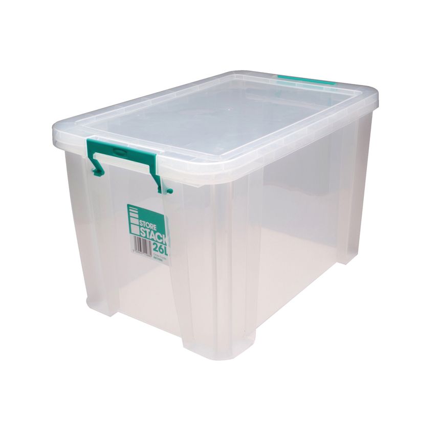 Store-Stack 26L Storage Box W470xD300xH290mm Clear - RB11088