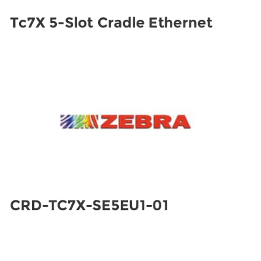 Zebra Tc7X 5-Slot Cradle Ethernet