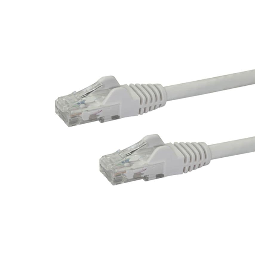 StarTech 75Ft White Snagless Cat6 Utp- you get 6