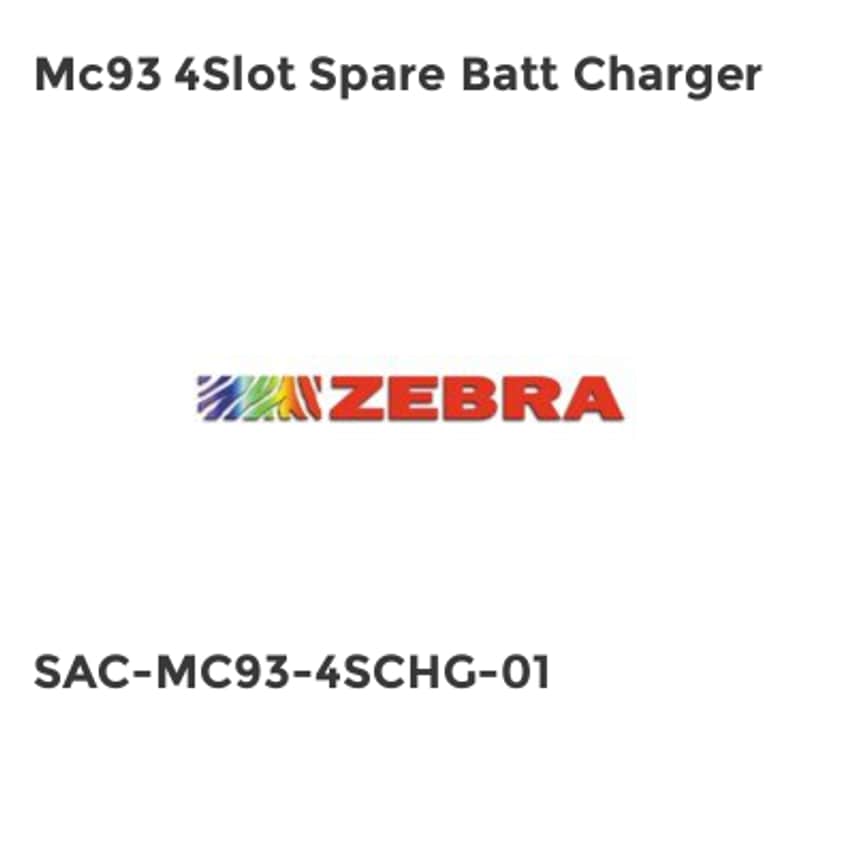 Zebra SAC-MC93-4SCHG-01 battery charger Handheld mobile computer battery DC