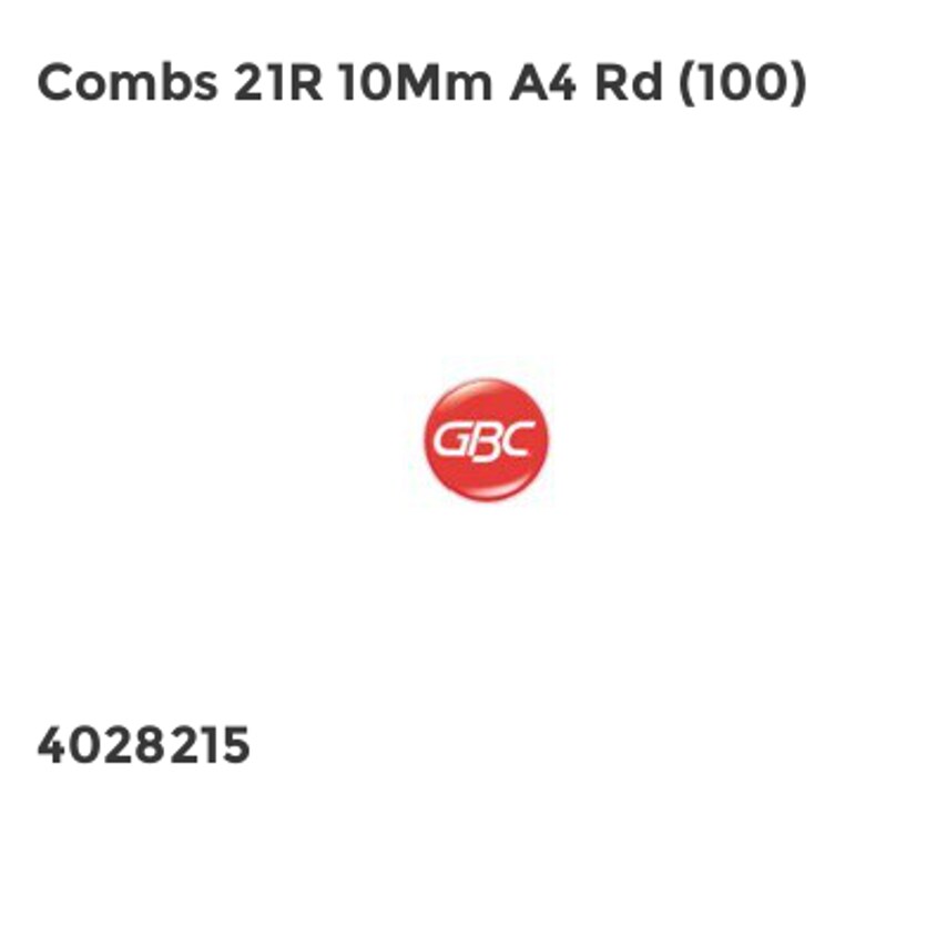 Wire Binding Comb