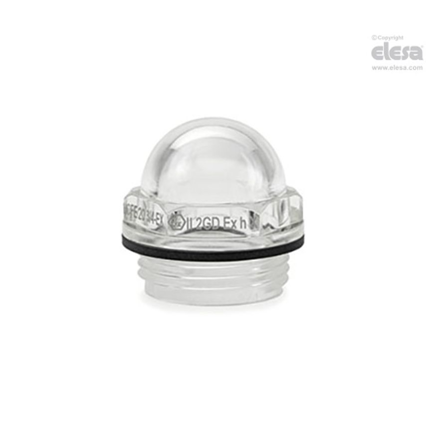 ELESA Oil Level Sight Glass-HCFE.12-3/8-EX