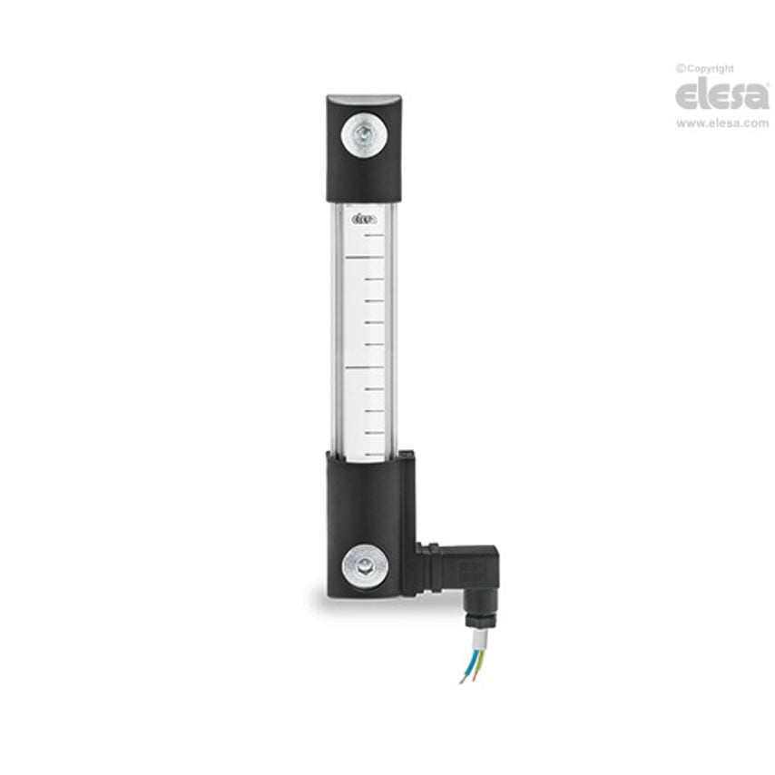 ELESA Oil electrical level indicator-HCK.176-SST-M12-FKM-PC-NP-80-NO