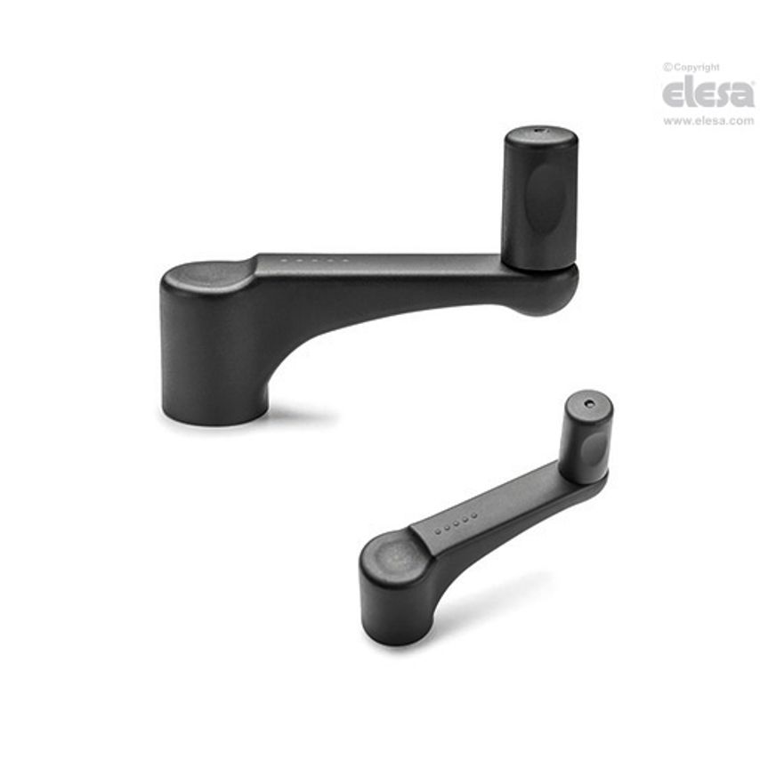 ELESA ERFW+I Crank handles Technopolymer ERFW.78 N10+IC1