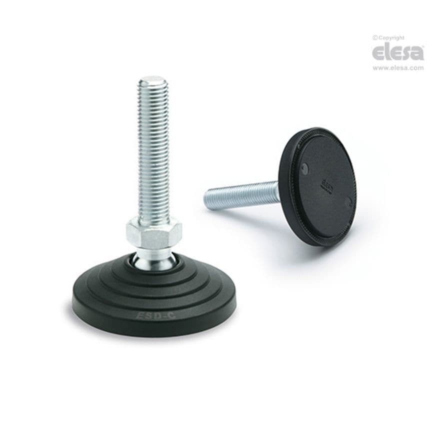 ELESA Levelling feet-LV.A-70-14-M14X148-ESD-C